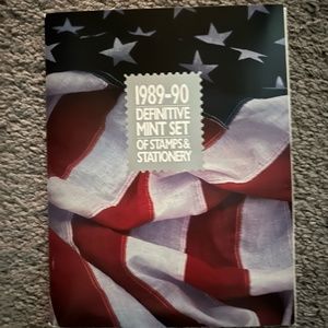 1989-1990 DEFINITIVE MINT SET OF STAMPS AND STATIONERY